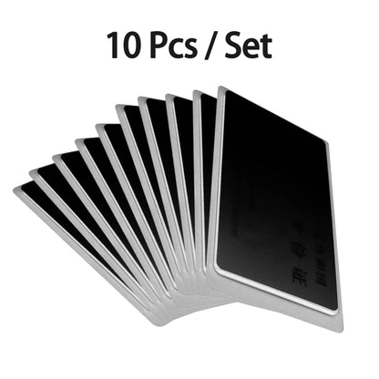 Anti-Spy Privacy Card Sleeve, Protective Card Holder with Privacy Film-10 Pcs