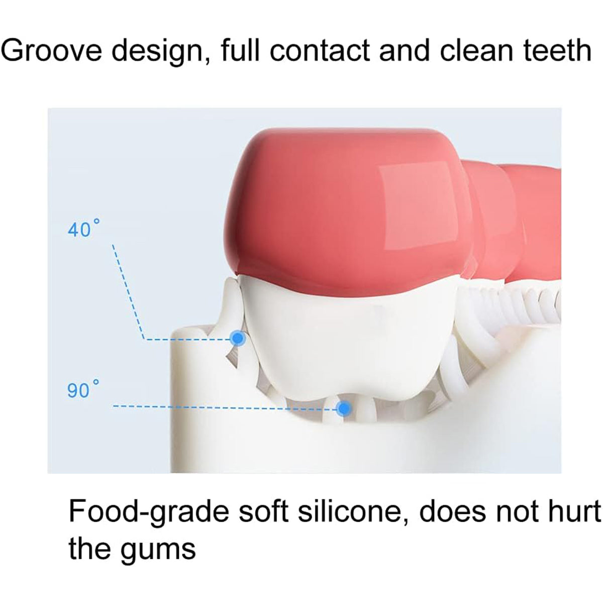 U-Shaped Toothbrush Set - Infant And Toddler Oral Care - Food-Grade Silicone