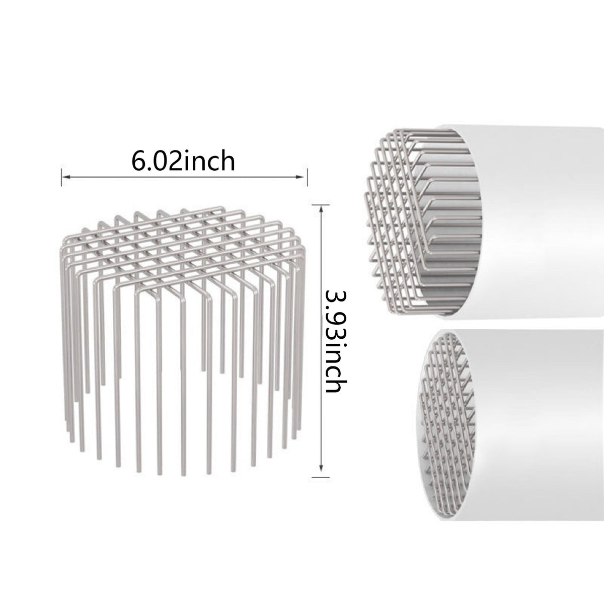 Stainless Steel Downspout Gutter Guard for Debris & Rodents
