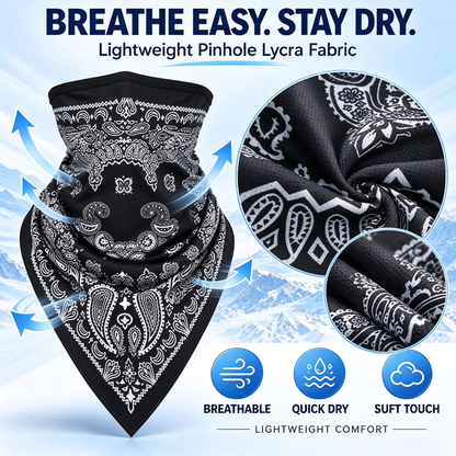 Multifunctional Paisley Bandana Headband UV Protection Quick-Dry