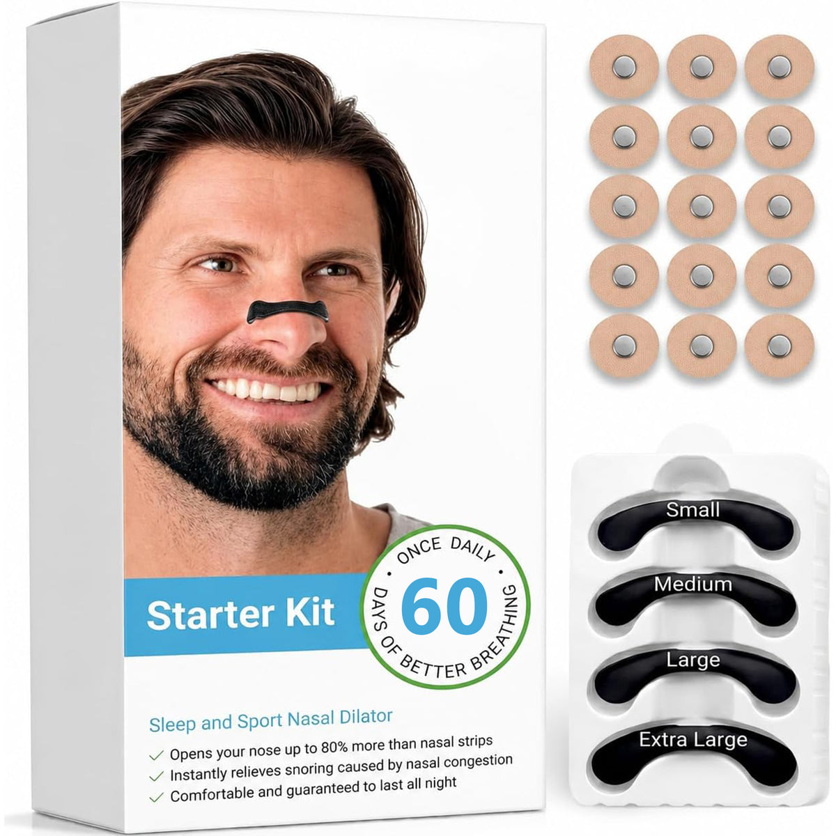 Breathing Nasal Strip Starter Kit