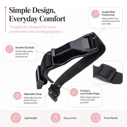 Pregnancy Seat Belt Cover for Women Driving, Travel