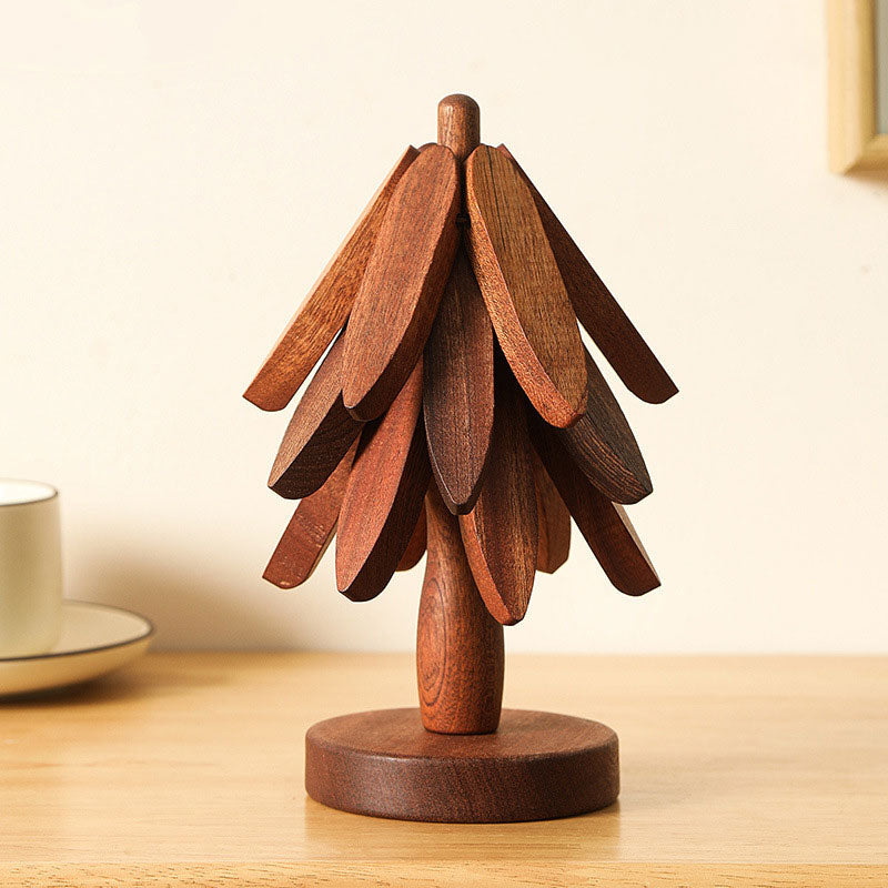 Natural Tree Trivet Set