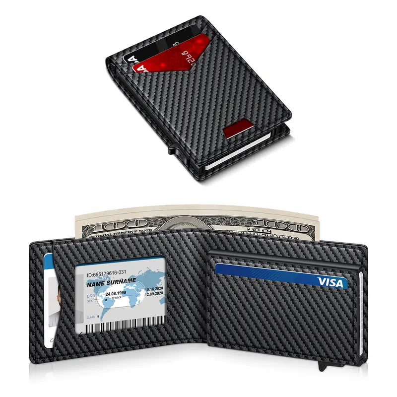 Men's RFID Ultra-thin Minimalist Anti-theft Wallet