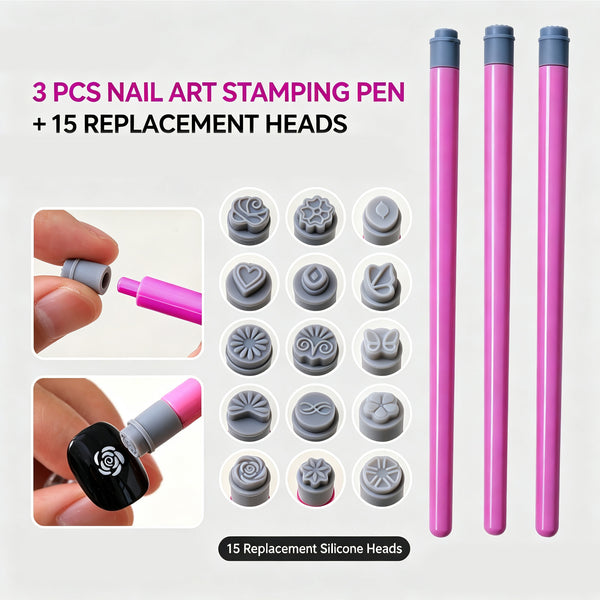 Nails Arts Tools with Nails Art Stamps