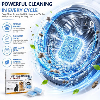 12 Pcs Multi-Purpose Washer Tub Cleaner for Home Laundry Use
