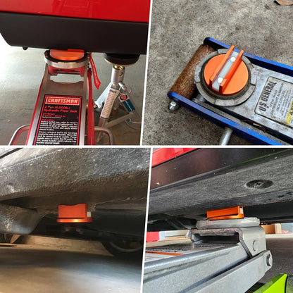 Universal Aluminum Slotted Grooved Magnetic Jack Pad