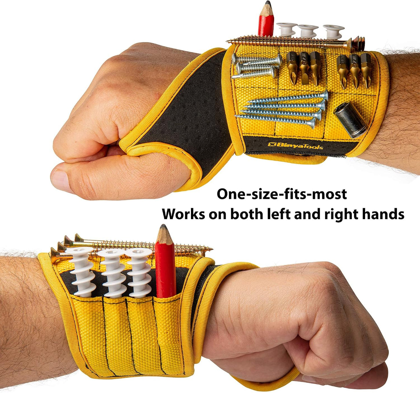 Magnetic Wristband For Tools Gift For Him-Magnet Screw Holder Wrist Support