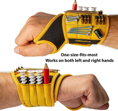Magnetic Wristband For Tools Gift For Him-Magnet Screw Holder Wrist Support