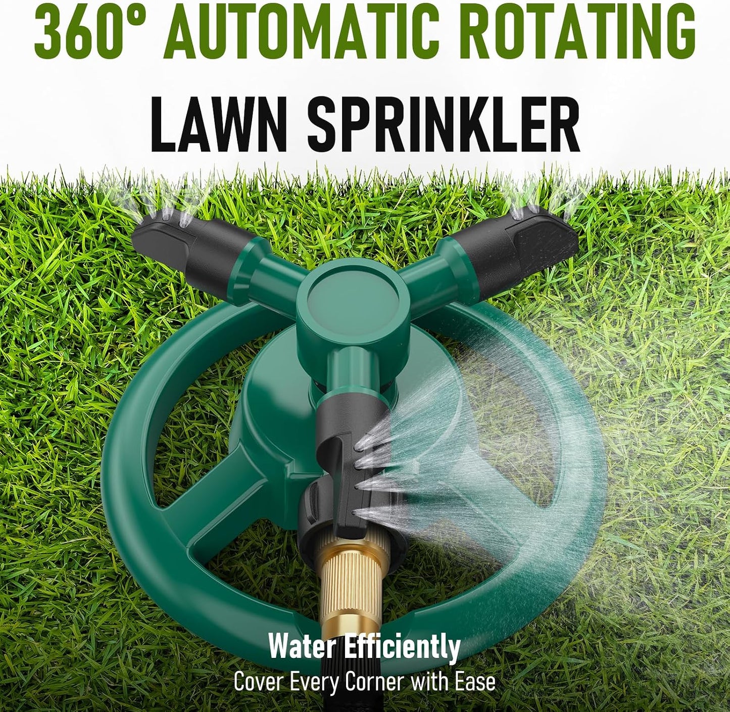Automatic Sprinkler – Supports 360-Degree Rotation For Large-Area Coverage
