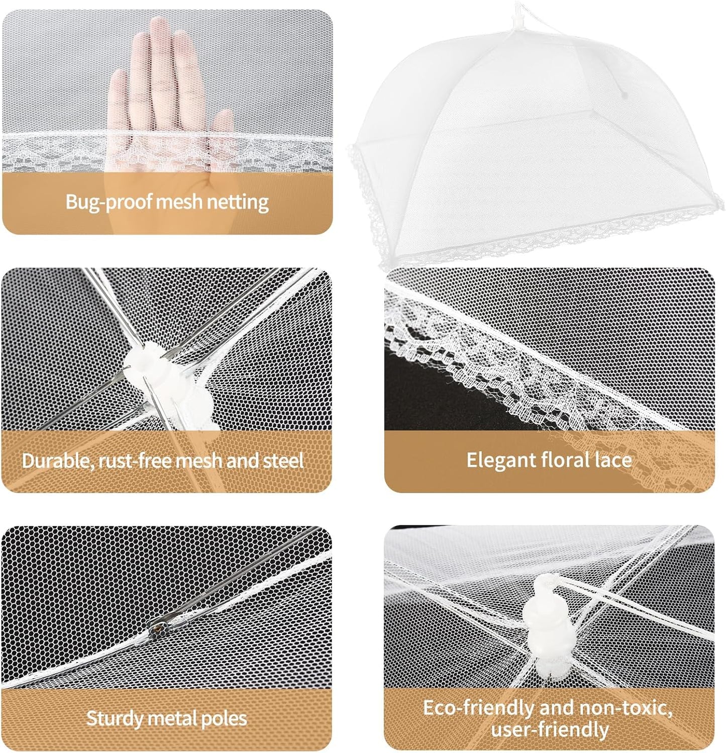 Pop-up Mesh Food Tents Food Covers for Outdoors
