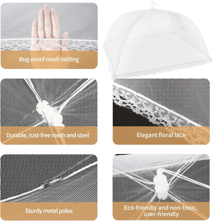 Pop-up Mesh Food Tents Food Covers for Outdoors