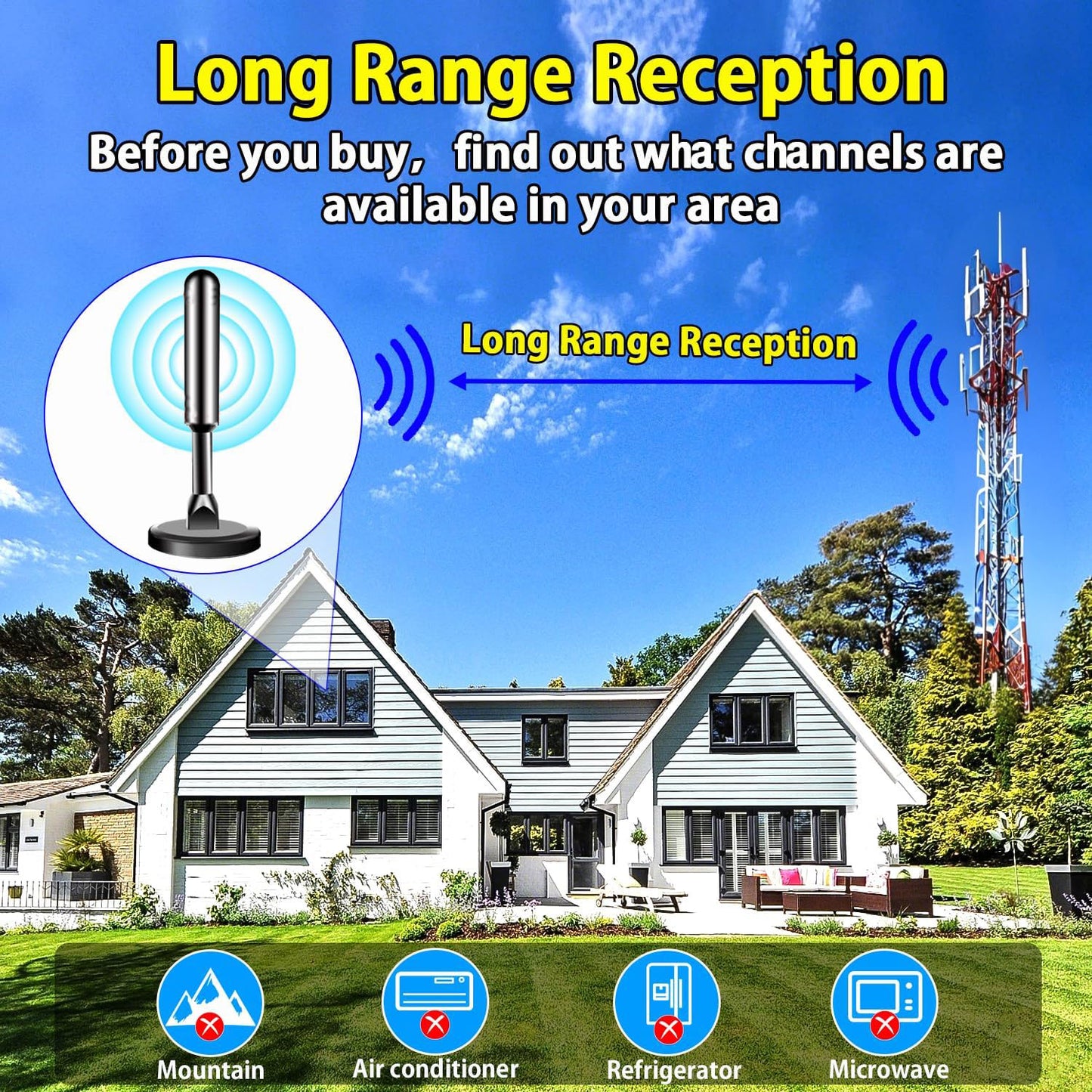 2026 Digital TV Antenna for Smart TV Indoor