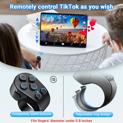 Wireless Remote Control Page Turner - Mobile Phone Video Scroller