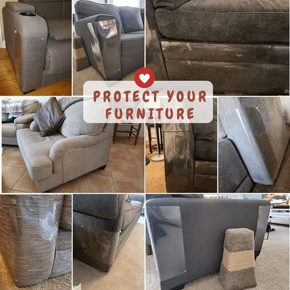 10 Pcs Transparent Anti-Scratch Sofa Protector Film