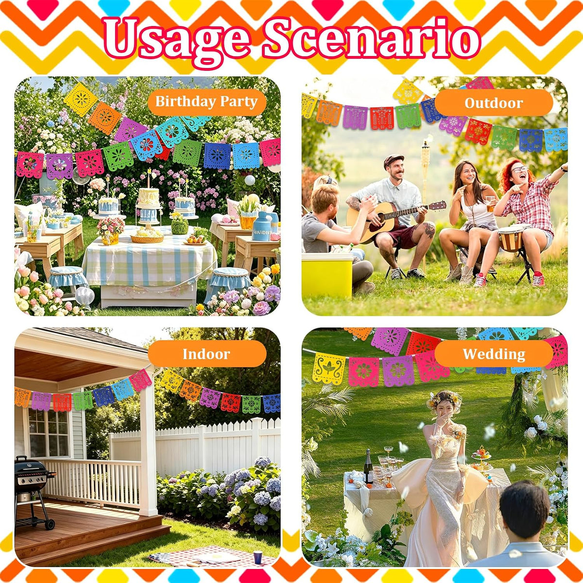Mexican Fiesta Party Decorations Banners