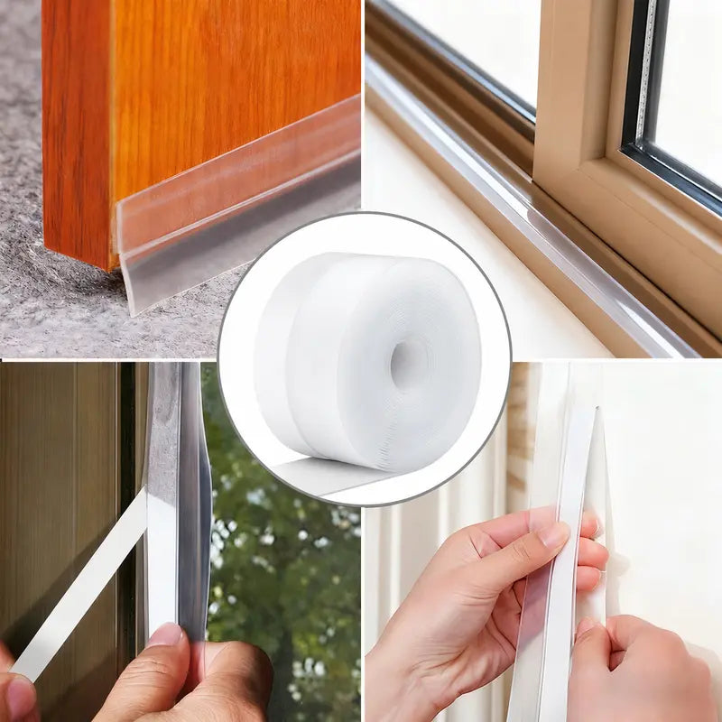 Silicone Sealing Strip- Door Gap Windproof Silicone Sealing Tape