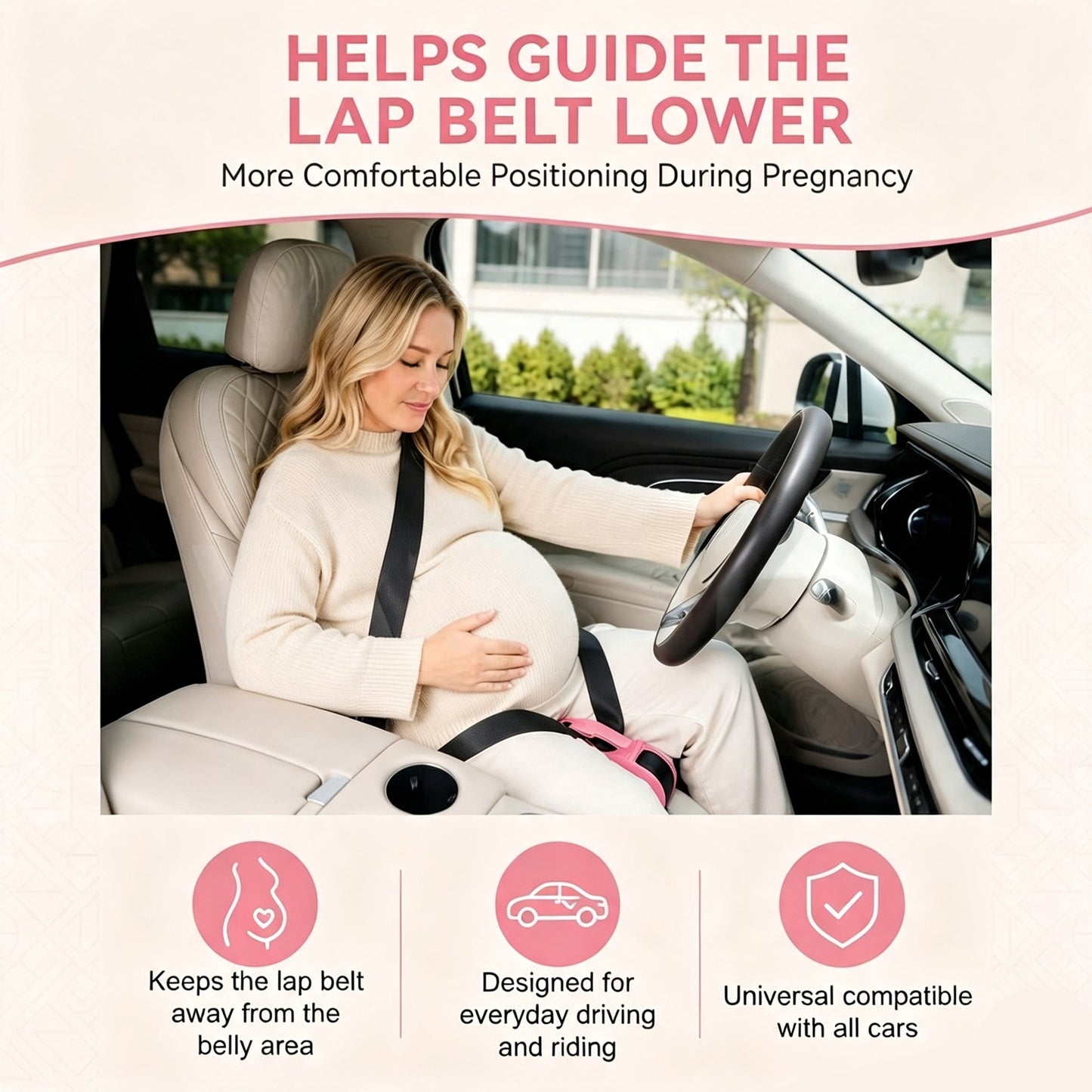 Mimibelt Pregnancy Car Pillow