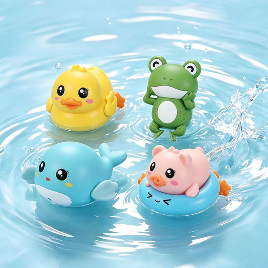 4 PCS Water Pool Toys for Toddlers 1 Year Old Girl Boy Gifts, Water Table Toys