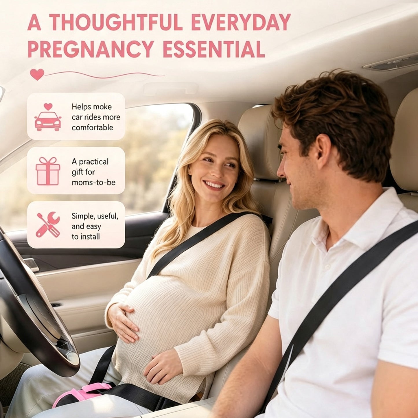 Mimibelt Pregnancy Car Pillow