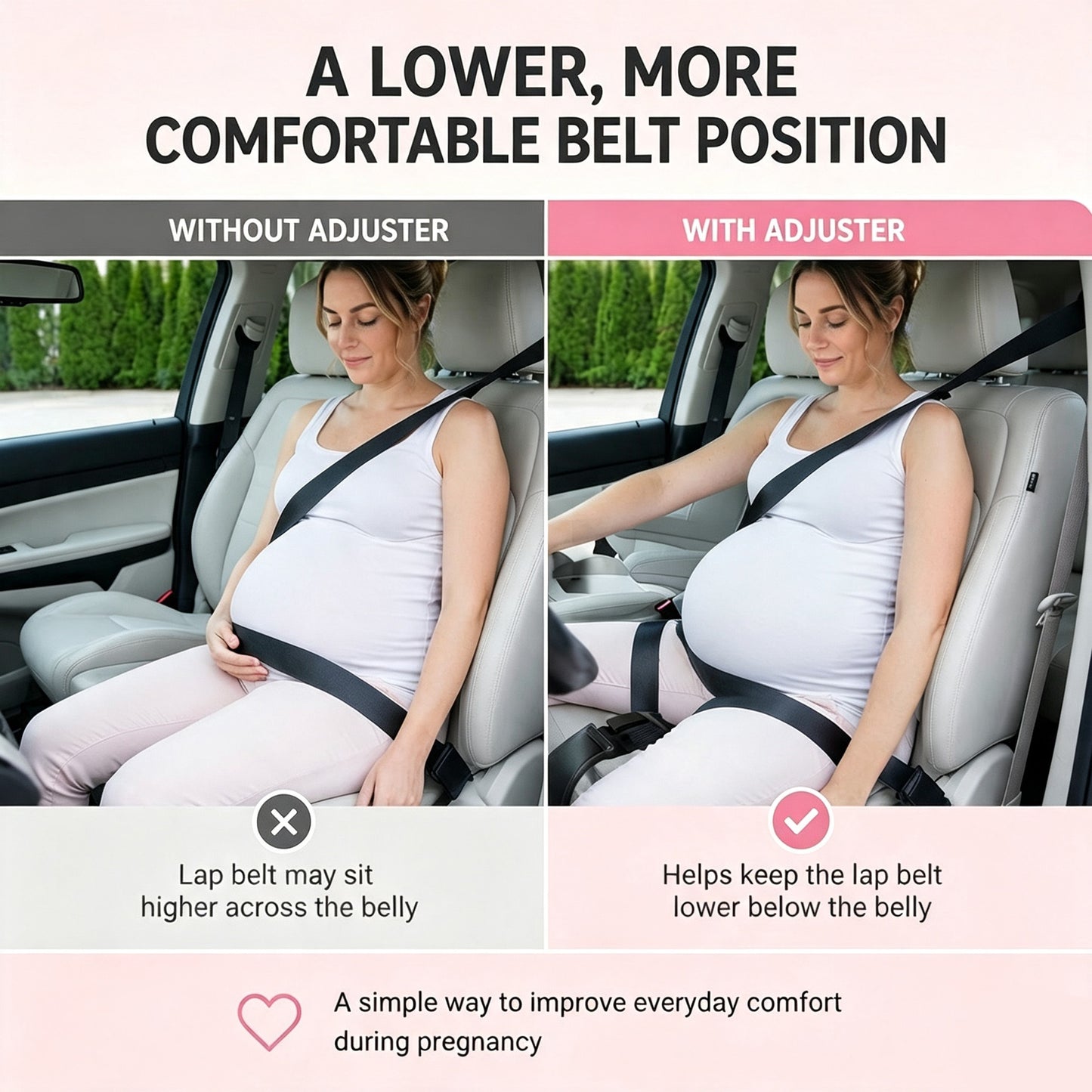 Mimibelt Pregnancy Car Pillow