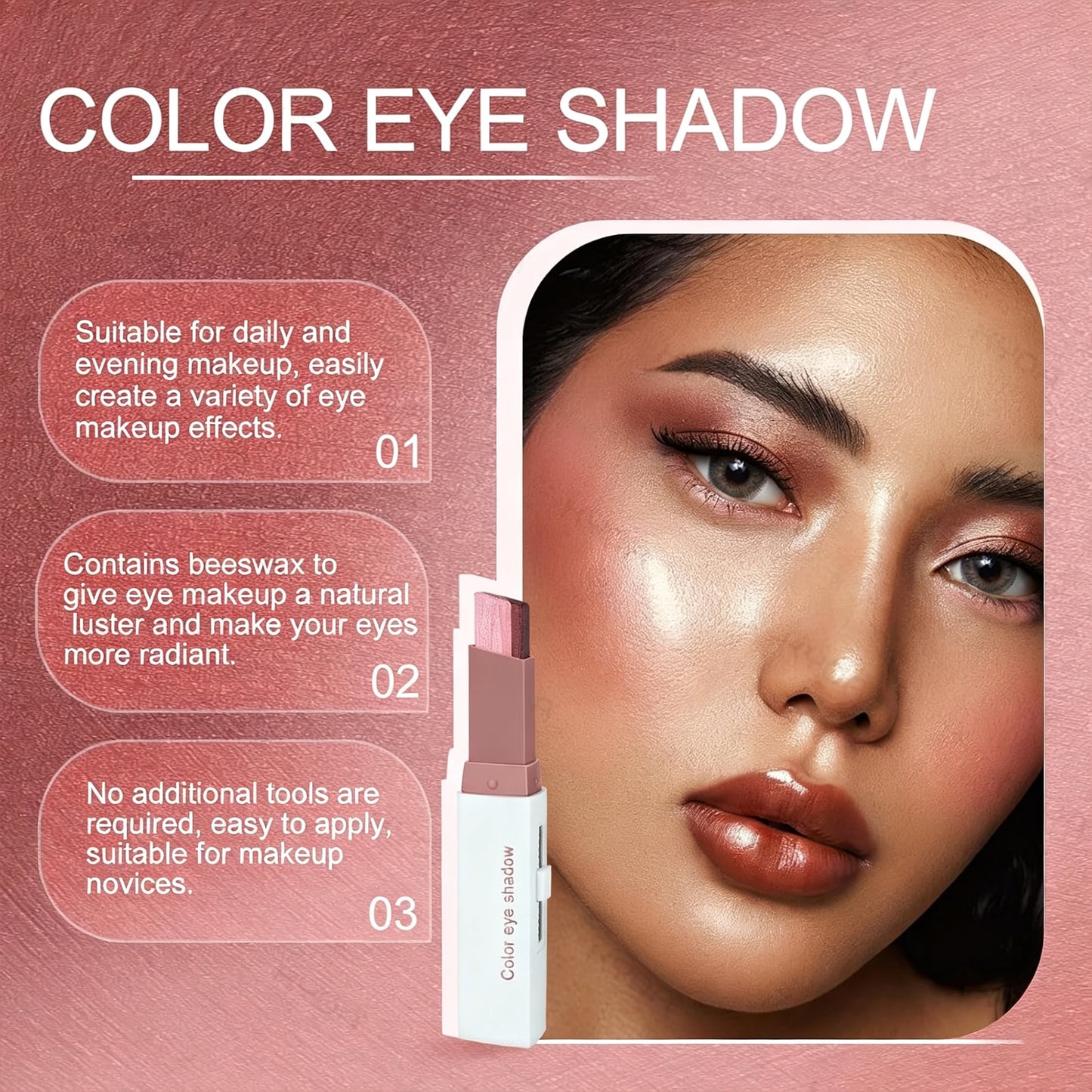 2-Color Shimmer Eyeshadow Stick