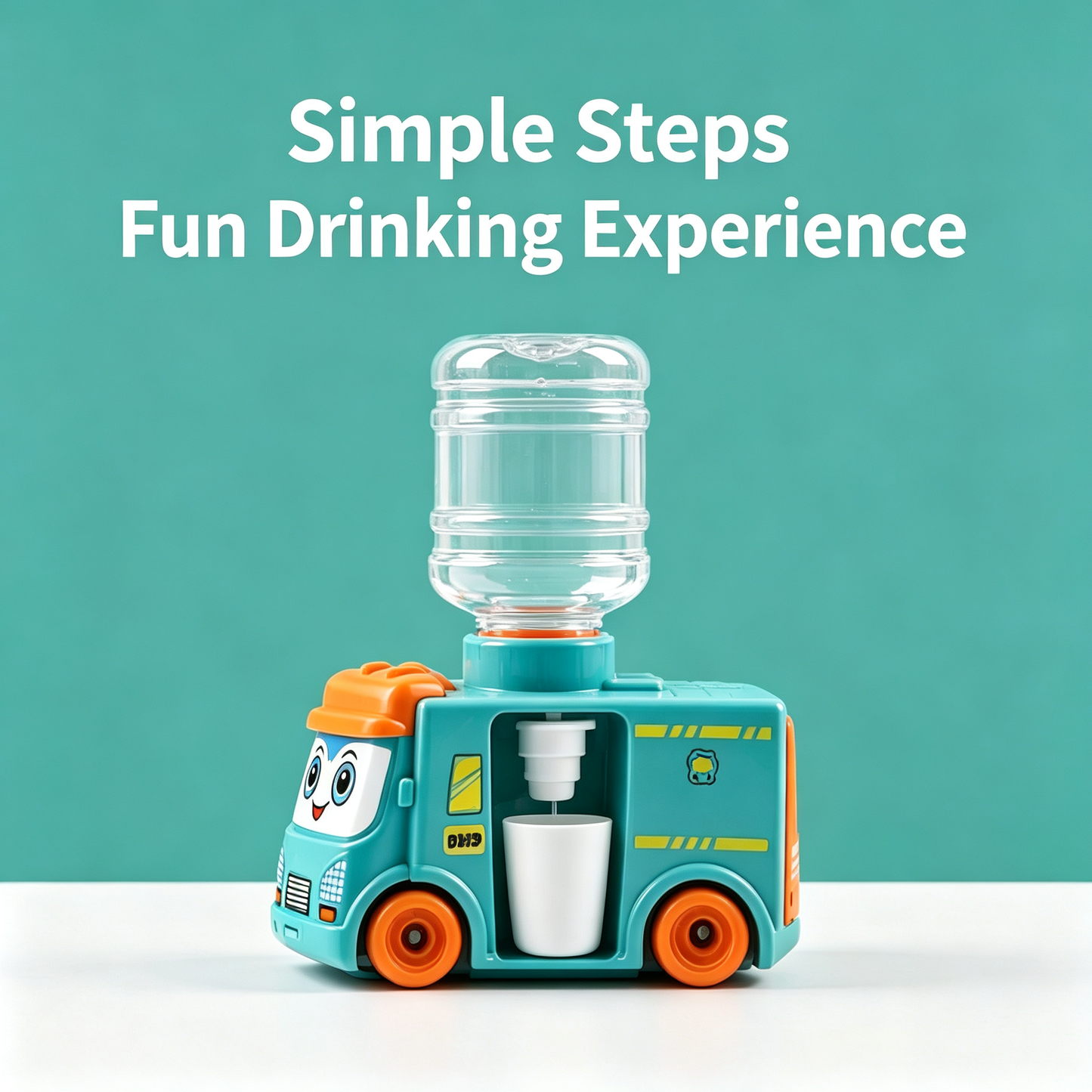 Mini water dispenser toy