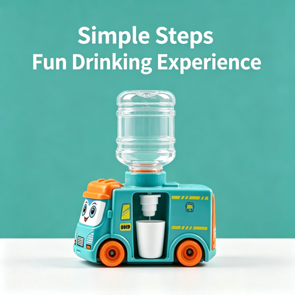 Mini water dispenser toy