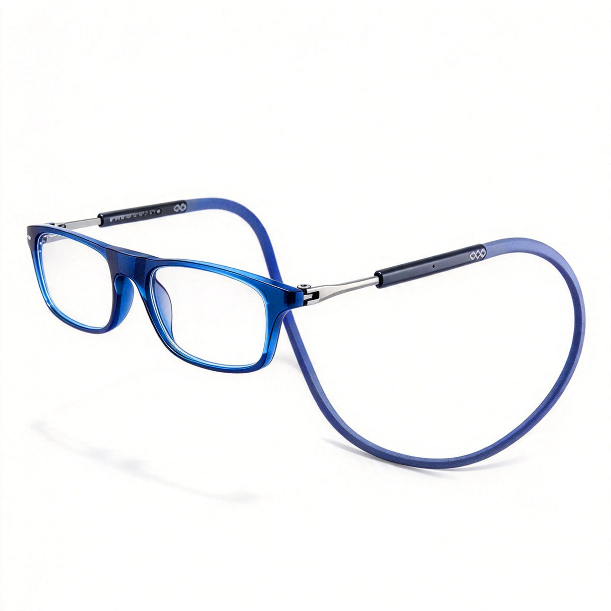 Snap Magnetic Bridge Front Connect Reading Glasses Blue Light Lens