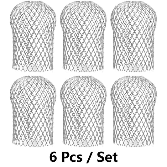 6-Pcs Water Pipe Protective Cover - Retractable Leaf Filter
