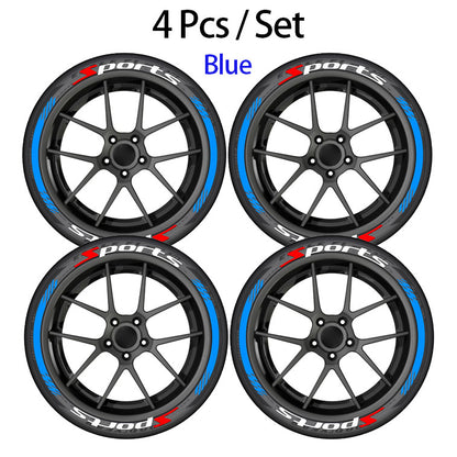 Car Tire Waterproof Universal Stickers Wheel Decals