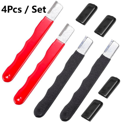4 Pcs High-Quality Tungsten Steel Gardening Tool Sharpener