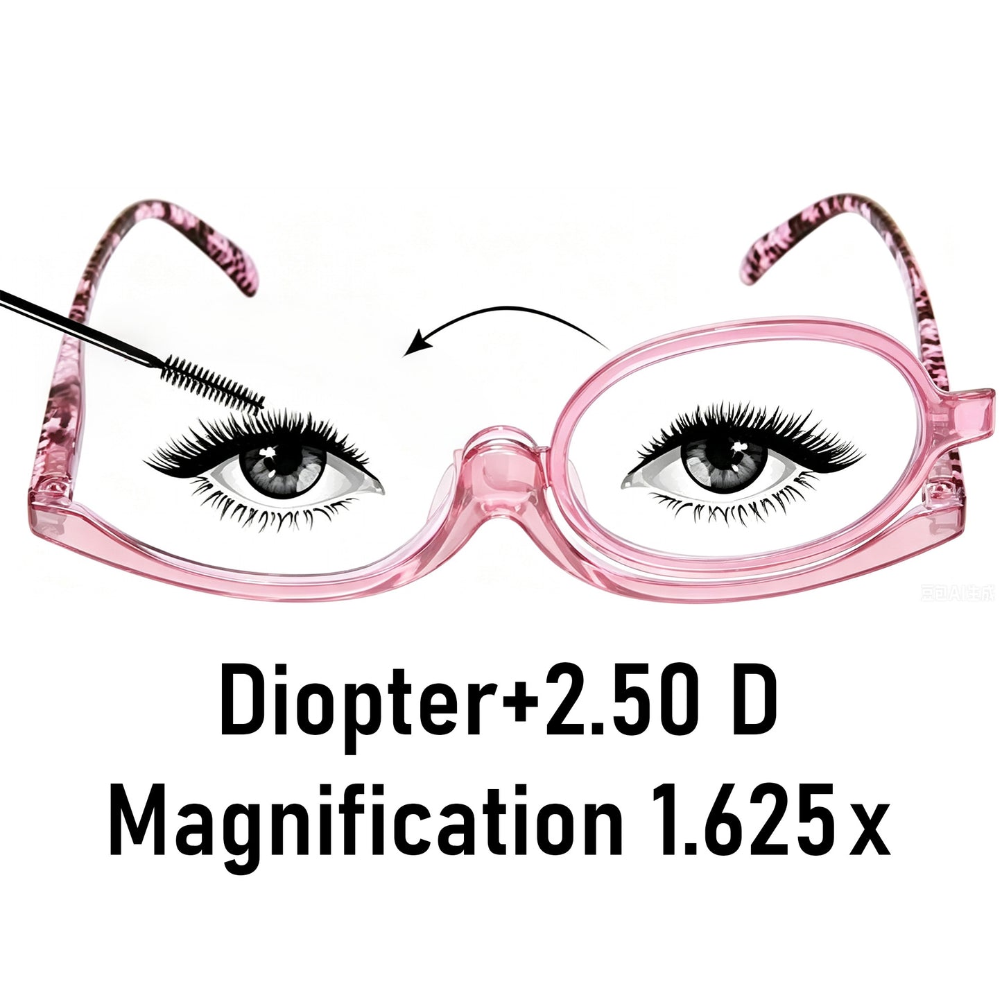 Makeup Reading Glasses for Undereye Application