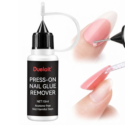 Pinpoint Nail Glue Remover – Non-Acetone, Gentle Formula for Press On & Gel Nail Tips, Works on Glue Gel