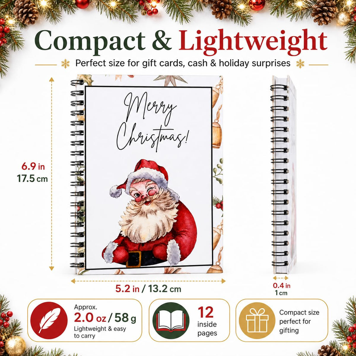 Christmas Gift Card Book