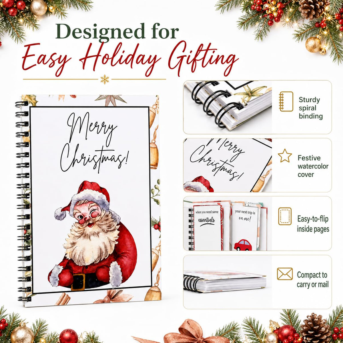 Christmas Gift Card Book