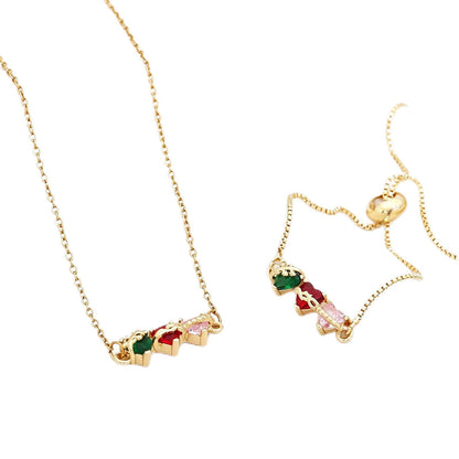 Three Sacred Hearts Bolo Bracelet for Women
