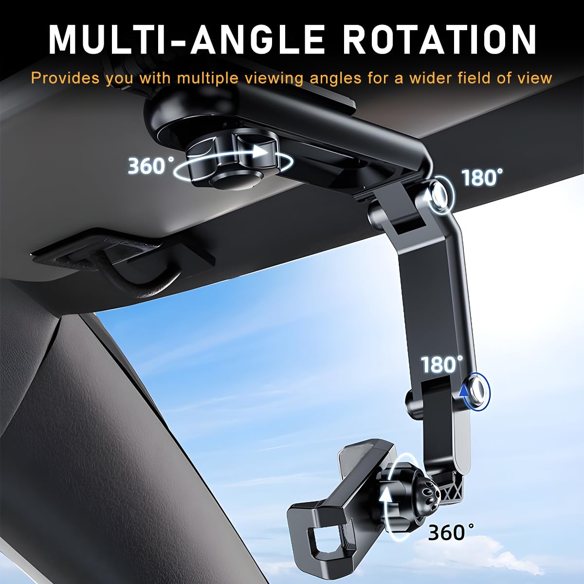 1080° Rotatable and Retractable Mobile Phone Holder