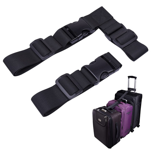 2 Pack Add a Bag Luggage Strap