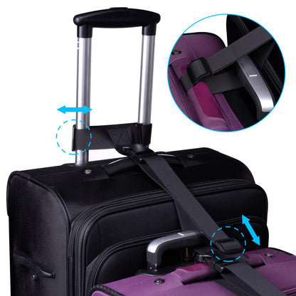 2 Pack Add a Bag Luggage Strap