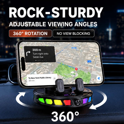 15W MagSafe Car Mount Charger with 7-Color RGB Light