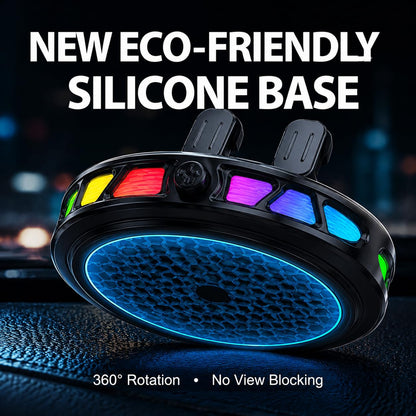 15W MagSafe Car Mount Charger with 7-Color RGB Light