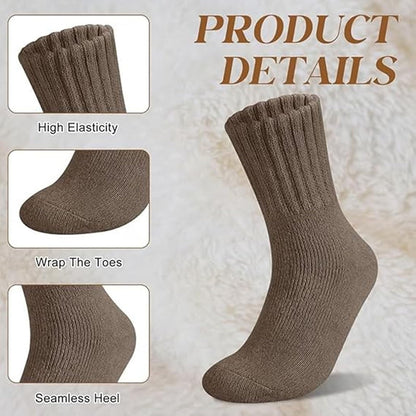 Winter Soft Thermal Cotton Knit Socks