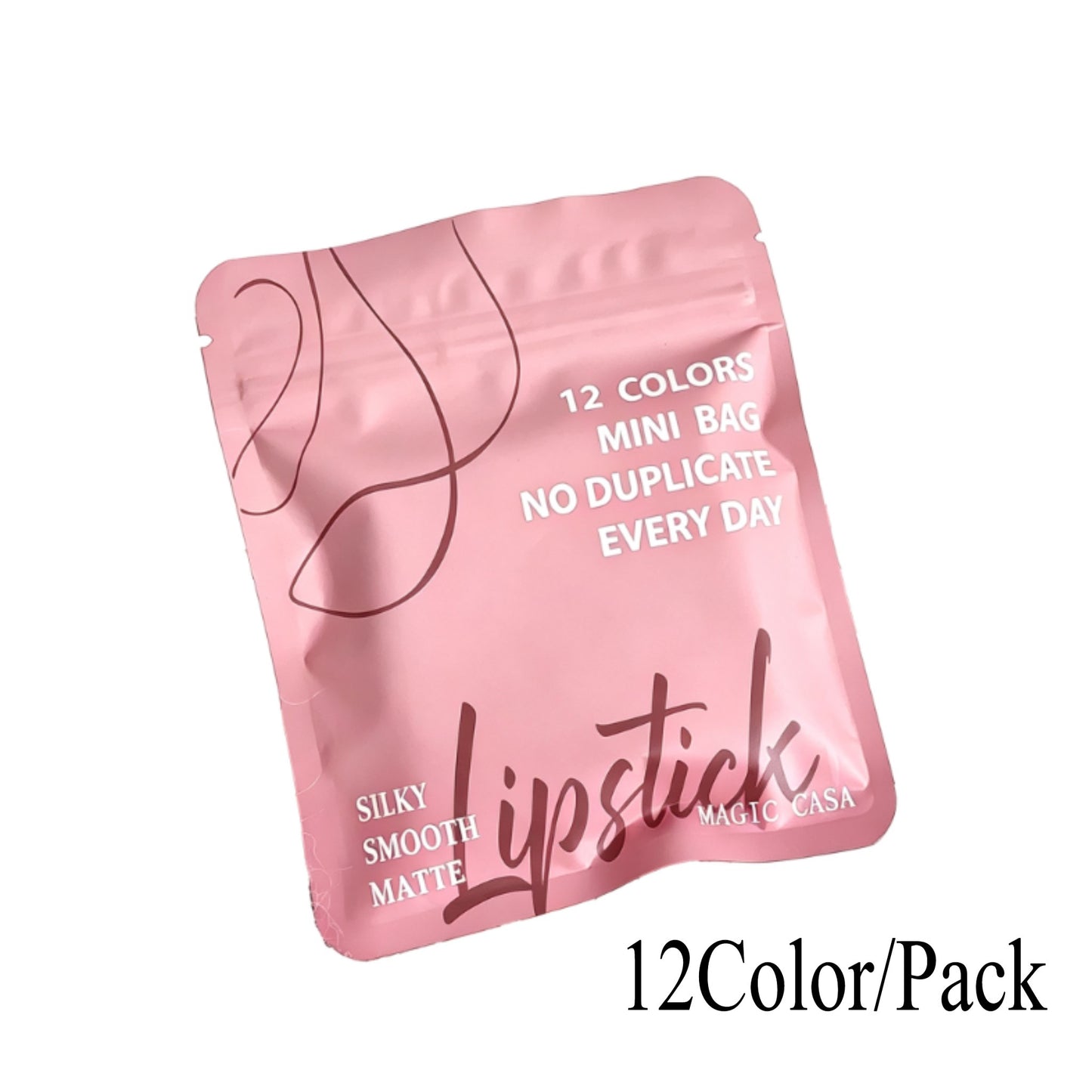 12-Color Mini Capsule Lipstick Set for Versatile Makeup Looks