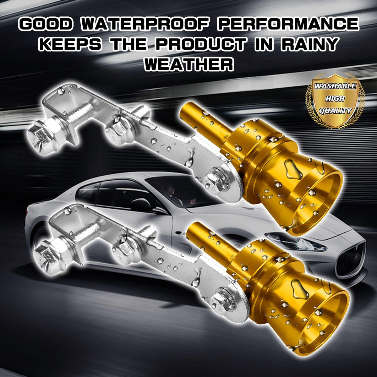 2PCS Exhaust Turbo Whistle
