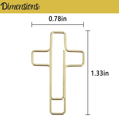 Cross Paper Clips for Bible