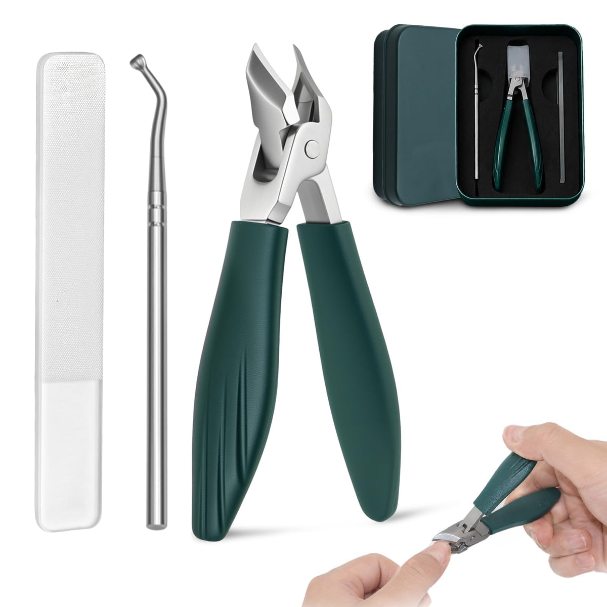 Upgraded Eagle Beak Beveled Nail Clippers Set