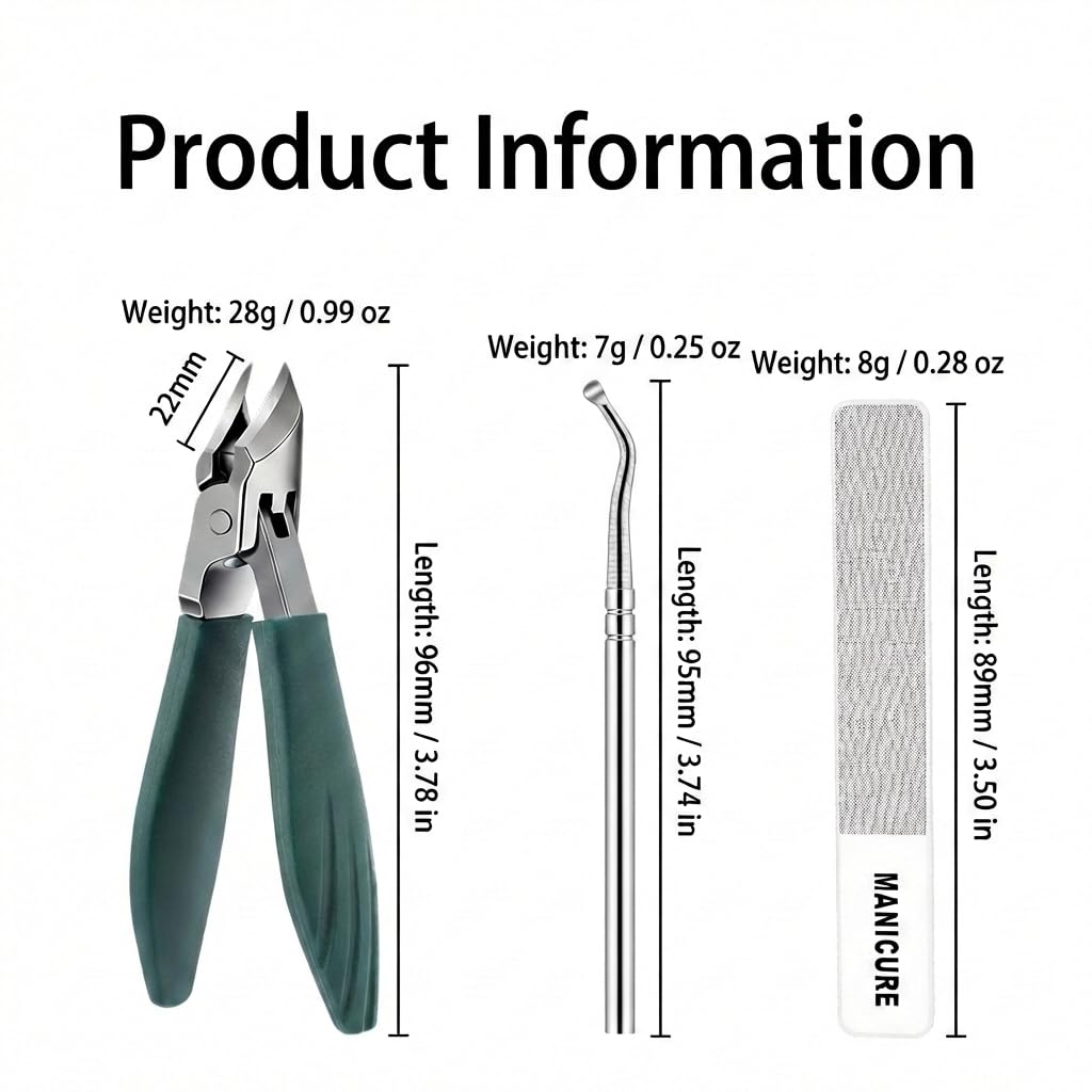 Upgraded Eagle Beak Beveled Nail Clippers Set