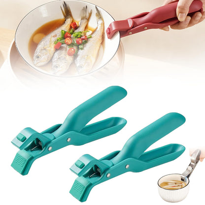 Multi-Purpose Anti-Scald Bowl Holder Clip for Kitchen