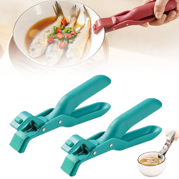 Multi-Purpose Anti-Scald Bowl Holder Clip for Kitchen